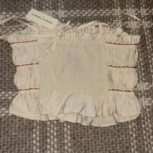 Ivory Women's Crop Top - Picture 3 of 4